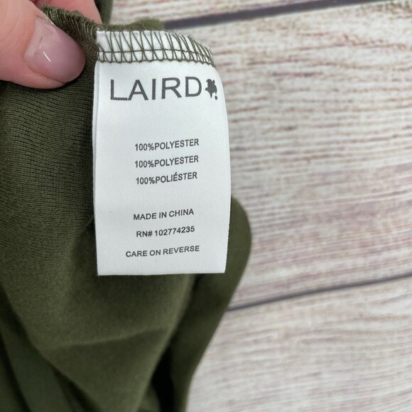 Laird Limited Edition 1/4 Zip Turtle Embroidered Polo Shirt Men's Size XL Green‎ - Picture 6 of 8